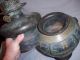 Antique Victorian Old Bronze 1870s A.  A.  Vantine Aesthetic Oil Table Lamp Light Lamps photo 4