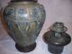 Antique Victorian Old Bronze 1870s A.  A.  Vantine Aesthetic Oil Table Lamp Light Lamps photo 5