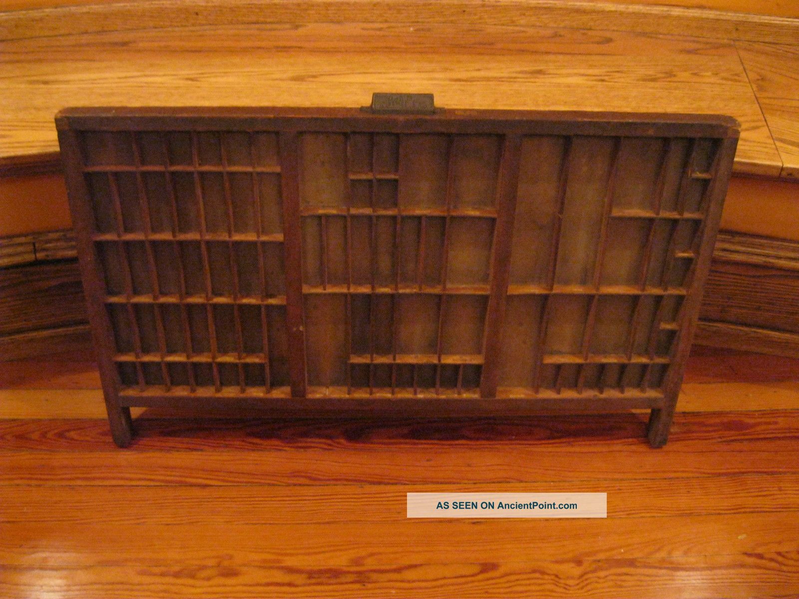 Vintage Hamilton Wood Type Printer Drawer Tray Trays photo