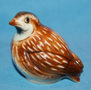 Vintage Goebel Germany Porcelain Ceramic Pottery Cute Grouse Game Bird Figurine photo