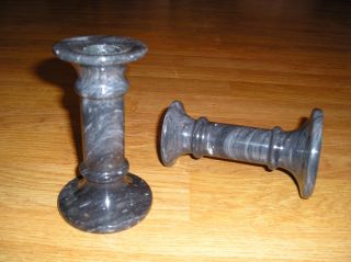 Marble Candlestick Holders photo