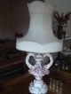 Antique Capodimonte Figurine Table Lamp Lamps photo 1