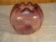 Victorian Amethyst Blown Glass Rose Bowl W/ Pontil Vases photo 1