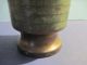 Signed Carl Sorensen Bronze Trumpet Vase Metalware photo 5
