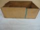 Antique Vintage Small Wood Box Crate Drawer Dovetail Corners Boxes photo 2