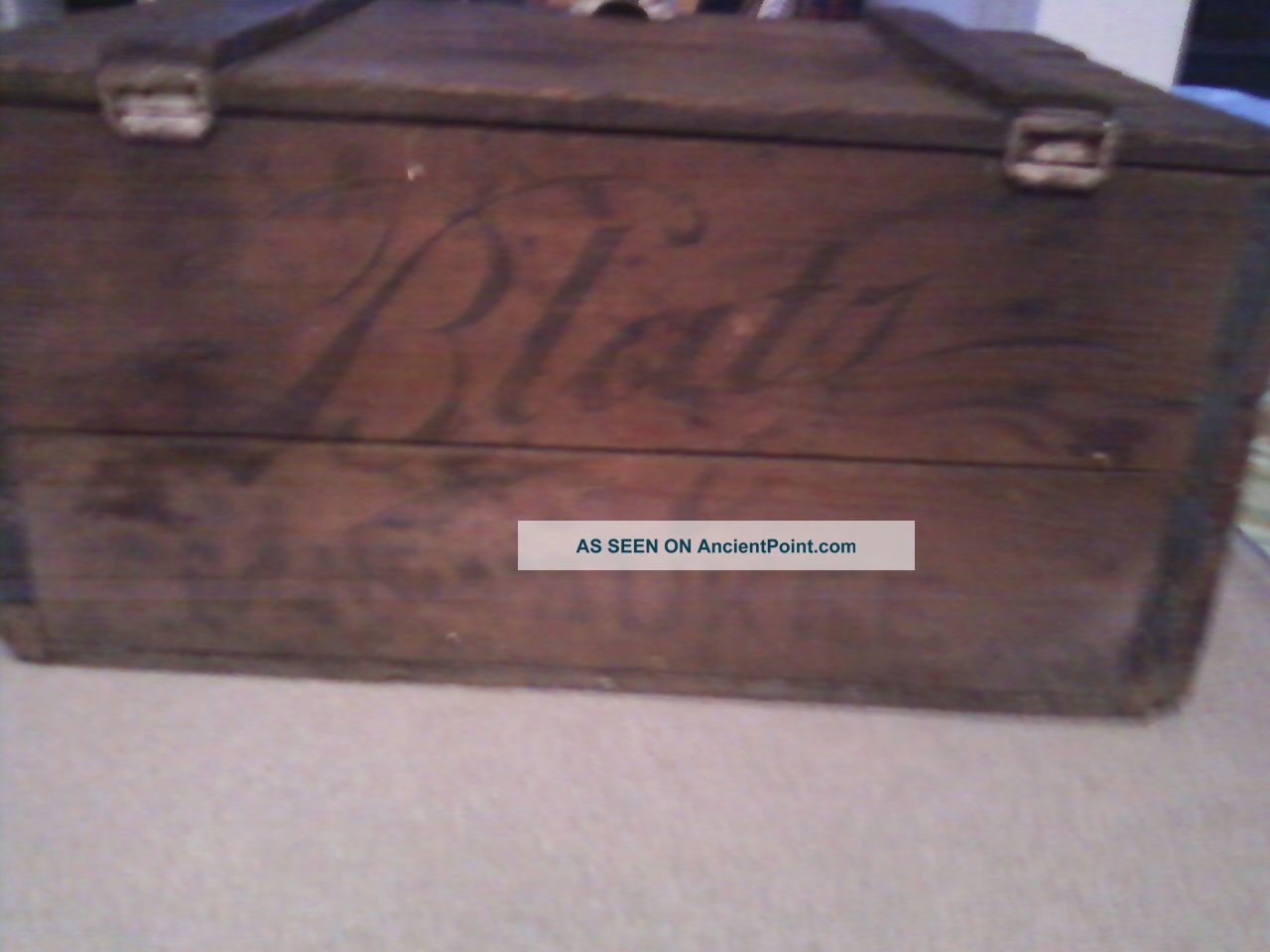 Vtg/antique Early 1900 ' S Rare Wood Blatz Beer Crate/box Plus Look What Else Boxes photo