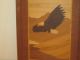 Inlaid Inlay Wood Artwork Eagle Marquetry 9 