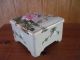 Hand Painted Antique Porcelain Jewelry Box (two Peices) Other photo 3