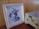 Hand Painted Antique Porcelain Jewelry Box (two Peices) Other photo 8