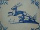 Delft Tile With Deer Approx.  1640 Tiles photo 1