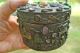 Handmade Tooled And Shaped Metal Trinket Box W/semiprecious Stones Other photo 2