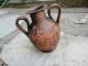 Antique Old Rare Pottery Vase Amphora Art Handmade Unique Vases photo 3