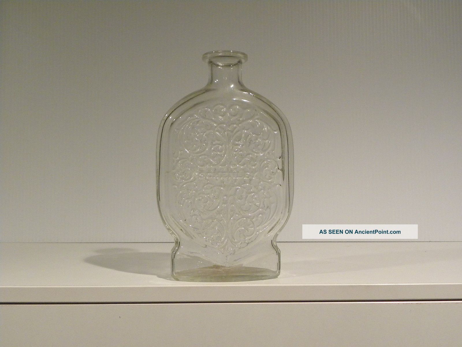 Vintage Schenly Ornate Whiskey Glass Decanter Decanters photo