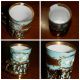 Vintage Arnart Japan Blue Porcelain & Brass Demitasse Cups & Saucers Set - 18 Pcs Cups & Saucers photo 10