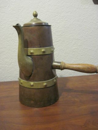 Antique Turkish Long Handled Tea/coffee Pot photo