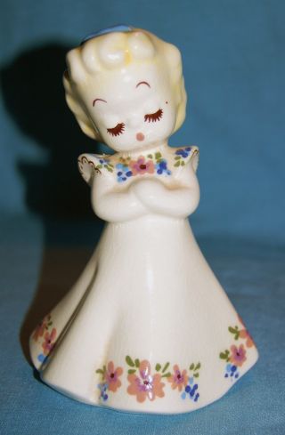Vintge 40 ' S Porcelain Ceramic De Lee California Pottery Cute Angel Figurine/vase photo