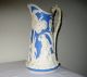Fine Staffordshire Parian Relief Porcelain Jug With Romantic Scenes,  Dated 1850 Pitchers photo 2