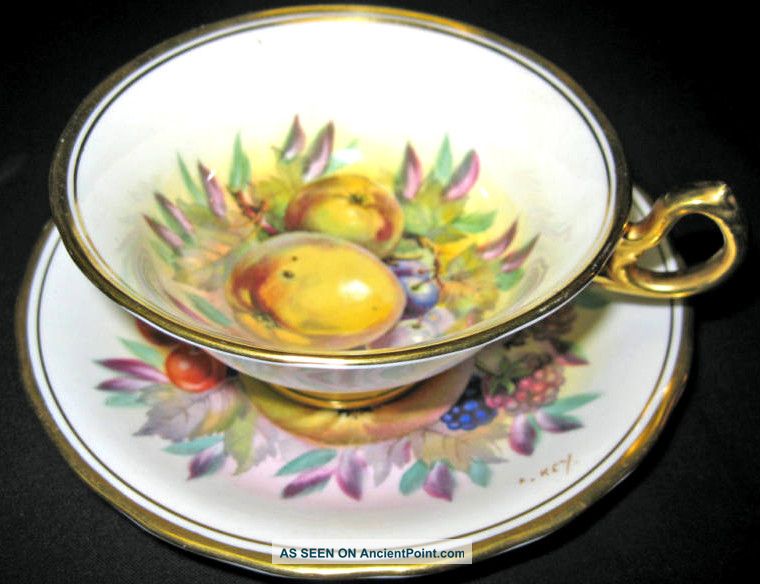 Royal Chelsea Signed Tea Cup And Saucer Duo Awesome Cups & Saucers photo