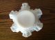 Lovely Vintage Fenton Milk Glass Candle Holders,  Dish And Vase Candle Holders photo 4