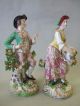Pair Of Derby Figures,  Antique English Porcelain 19th C Figurines photo 2