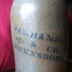 Stoneware Crock Jar Cobalt Jas Hamilton & Co Greensboro,  Pa. Jugs photo 1