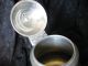 Antique Morey & Ober Boston Pewter Tea Coffee Pot - Grapes On Finial Metalware photo 5