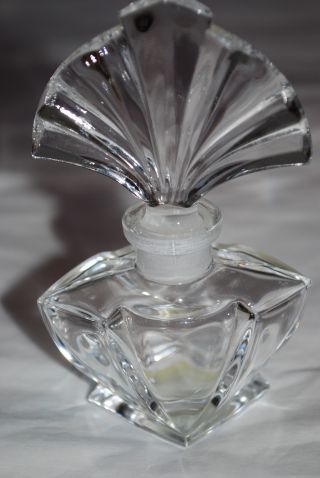 Vintage Irice Crystal Glass Perfume Bottle,  Made In Germany photo