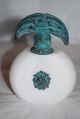 Vintage Alabaster Perfume Bottle,  Made In Italy,  Very Rare Perfume Bottles photo 1