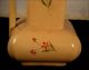 Antique Arts & Crafts Mission Square Ironstone Pitcher W Hand Painted Flowers Pitchers photo 8