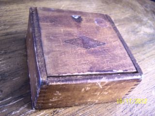 Vintage Wooden Box Collectible The Pipe Machinery Co 