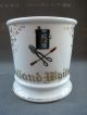 Antique Porcelain Occupational Barbers Shaving Mug Tin Smith Marked Austria Mugs & Tankards photo 5