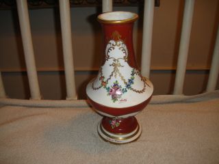 Vintage Sudre French Vase - Sudre Lamp Converted - Floral Sudre Porcelain Vase - Wow photo