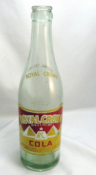 Vintage Royal Crown Cola Bottle photo