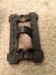Antique Ornate Cast Iron Wall Sconce - Metalware photo 2