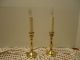 Vintage Christmas Window Lights Brass Taper Candle Electrical Lights Lamps photo 4