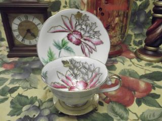Royal Sealy Made In Japan Tea Cup And Saucer photo