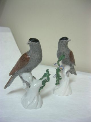 Antique Pair Of Samson Porcelain Birds 1800 - 1849 Rare photo