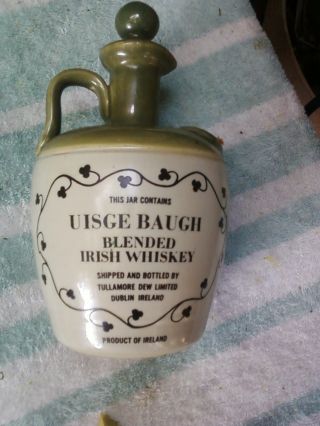 Ireland Dublin Whiskey Jug By Uisge Baugh Shipped And Bottle By Tullamore Dew photo