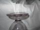 Antique Clear Etched Design Light Purple Glass Vase Goblet Vases photo 4