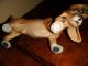 Dashund Dog Triade Benacchio - Porcelain Figurine Anchor Mark Figurines photo 2