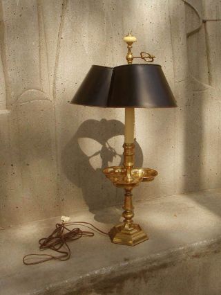 Vintage Chapman Brass Bouillotte Lamp - Hollywood Regency - Ex Nr photo
