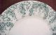 19c Green Transfer Floral Scroll Leaf English Aesthetic Venus Luncheon Plate Plates & Chargers photo 3