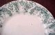 19c Green Transfer Floral Scroll Leaf English Aesthetic Venus Luncheon Plate Plates & Chargers photo 4