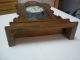Antique Clock Gilbert Quail Ornate Walnut Working Kitchen Shelf Clock Key Clocks photo 10