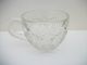 Button And Daisy Punch Bowl Set/pedestal/cups/clear Pressed Glass Feels Like Cut Bowls photo 7