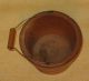 Old Petite (2 1/2 Inch) - Wooden Bucket W/brass Bale Handle - Vintage Primitives photo 1