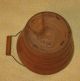 Old Petite (2 1/2 Inch) - Wooden Bucket W/brass Bale Handle - Vintage Primitives photo 2