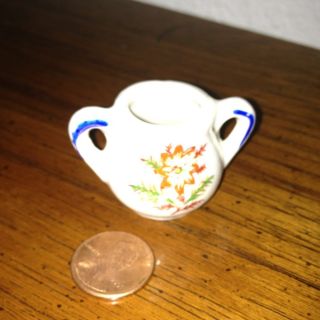Tiny Japanese Japan Mini Miniature Vase Creamer Cute Floral Small photo