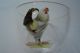 6 Hand - Painted Glass Egg Cups Stemware photo 6