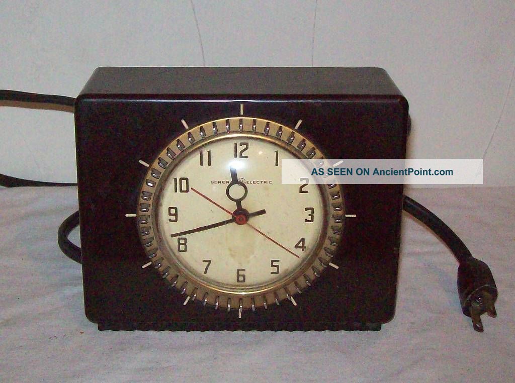 Vintage Bakelite Clock (general Electric) Working Clocks photo